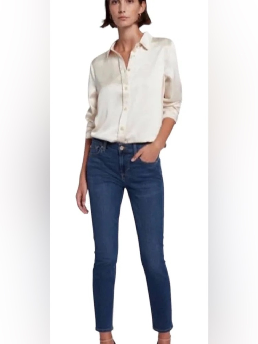 Seven for All Mankind 7Fam Roxanne Skinny Jeans Size 25
